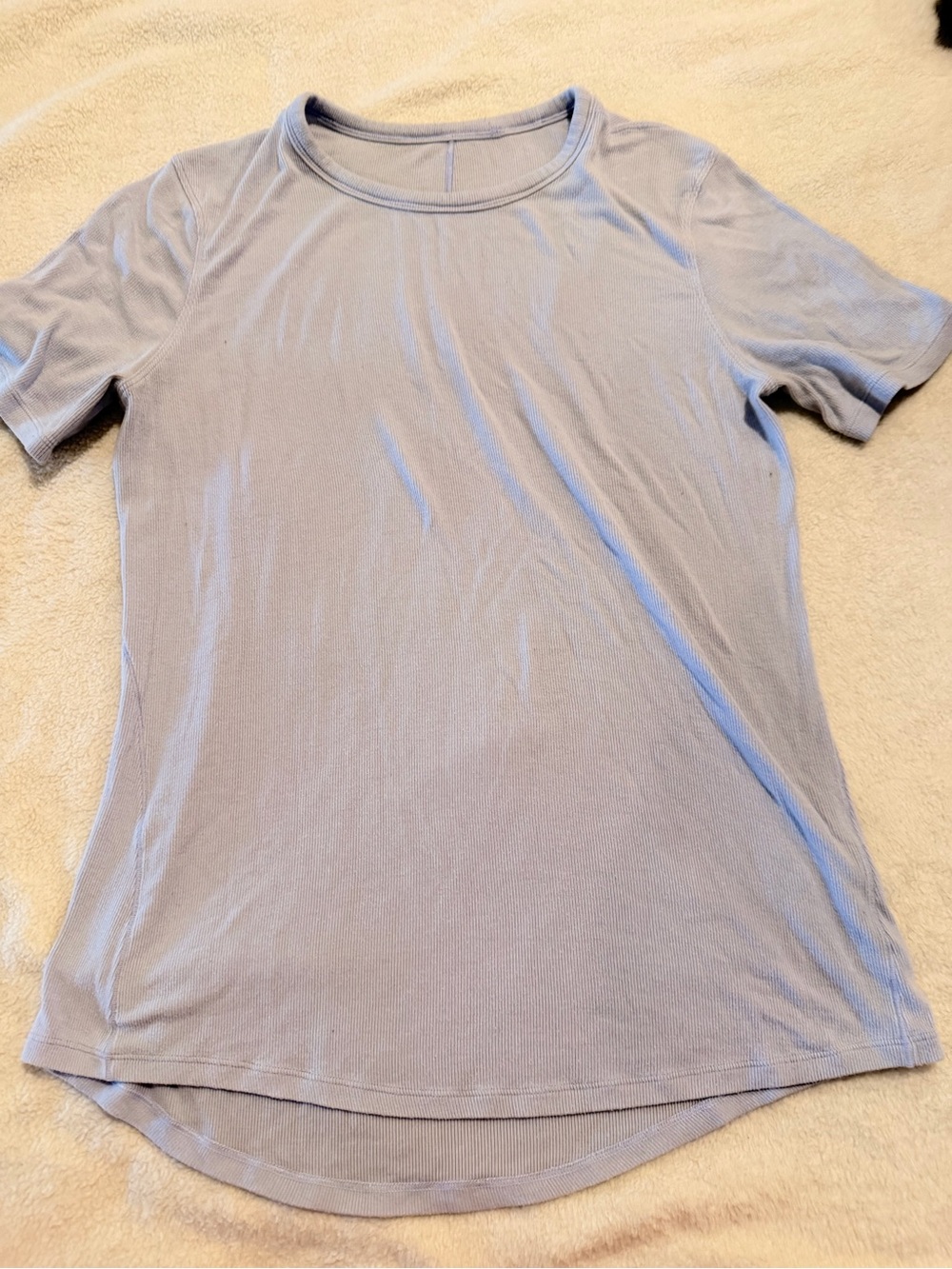 Lulu lemon Women's Crewneck Short Sleeve Top - Light Blue